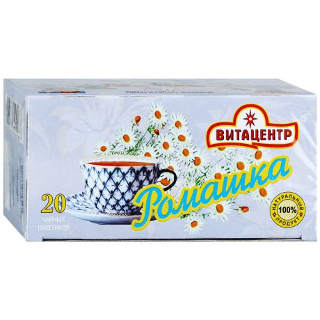 Чай Витацентр Ромашка травяной 20 пакетиков по 1.5 г