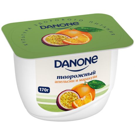 Продукт Danone творожный апельсин-маракуйя 3.6% 170 г