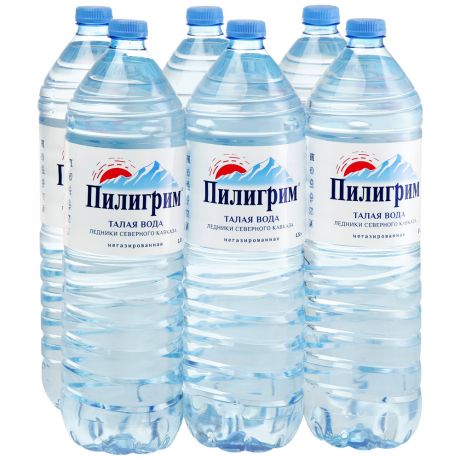 Вода Пилигрим минеральная питьевая столовая, 6шт*1,5л