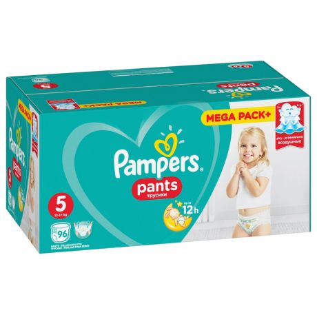 Подгузники-трусики Pampers Pants 5 (12-17 кг, 96 штук)