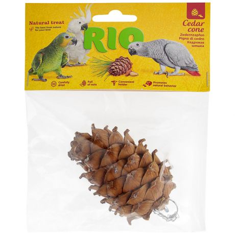 Лакомство-игрушка для крупных попугаев Rio Кедровая шишка