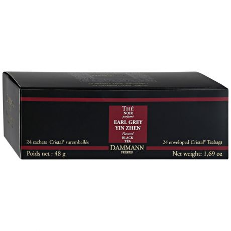 Чай Dammann Earl Grey Yin Zhen черный листовой ароматизированный 24 пакетика по 2 г