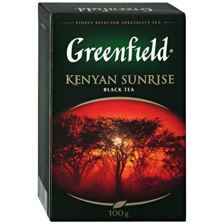 Чай Greenfield Kenyan Sunrise черный листовой 100 г