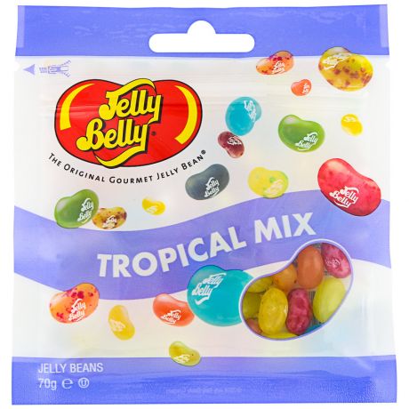 Драже жевательное Jelly Belly тропическое ассорти 70г