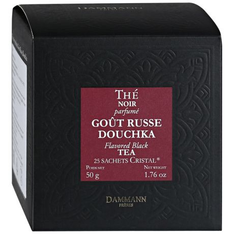 Чай Dammann Gout Russe Douchka черный листовой ароматизированный 25 пакетиков по 2 г