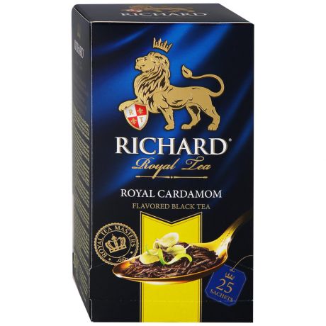 Чай Richard Royal Cardamom черный ароматизированный 25 сашет по 2 г