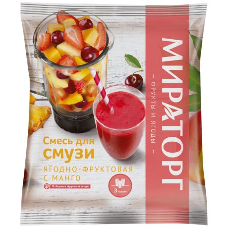 Смесь для смузи Vитамин ягодно-фруктовая с манго 300 г