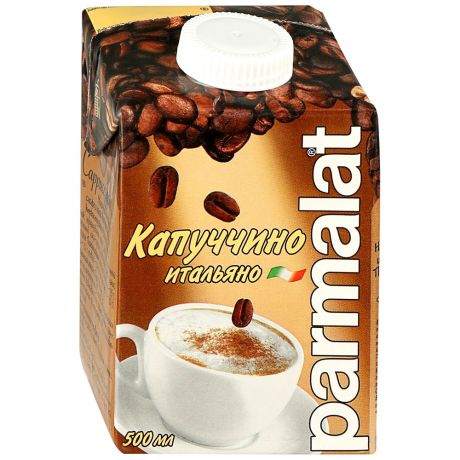 Коктейль Parmalat Капуччино итальяно молочный 1.5% 500 мл