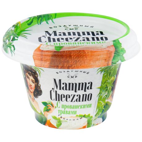 Сыр творожный Маmma Cheezano воздушный прованские травы 60% 150 г