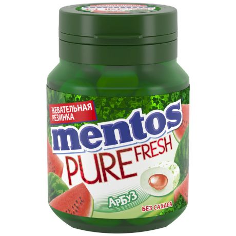 Резинка жевательная Mentos Pure Fresh Арбуз 54 г