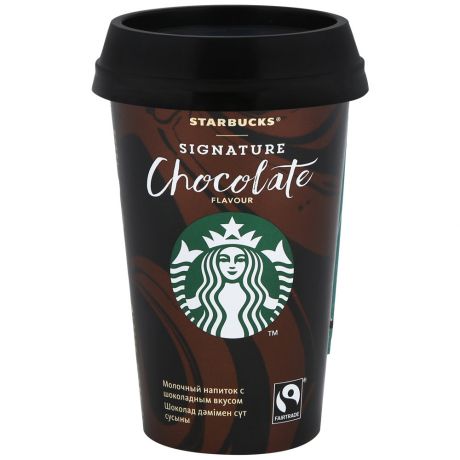 Напиток Starbucks Signature Chocolate молочный c шоколадным вкусом 1.9% 220 мл