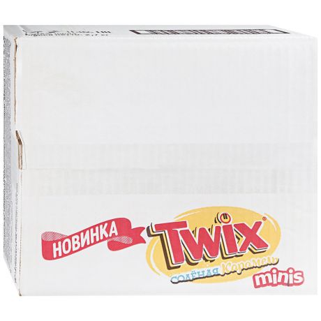 Конфеты шоколадные Twix minis с соленой карамелью 2.7 кг