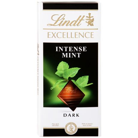 Шоколад Lindt Excellence со вкусом мяты, 100г