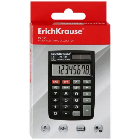 Калькулятор карманный ErichKrause 8-разрядов PC-101