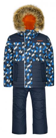 Комплект (куртка + полукомбинезон) синий 98 см