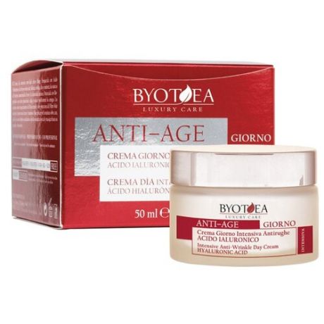 Крем Byotea Anti-Age Intensive Anti-Wrinkle Day Cream Hyaluronic Acid дневной для лица, шеи и декольте 50 мл