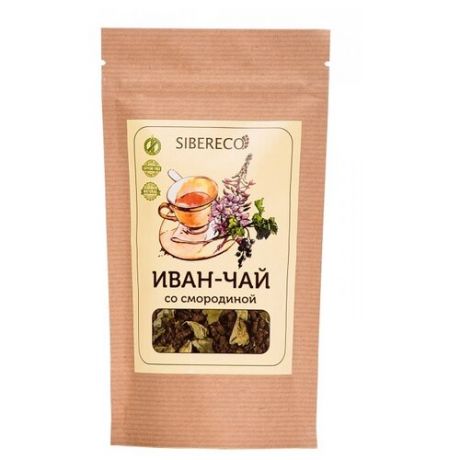 Чай травяной Sibereco Иван-чай со смородиной, 50 г