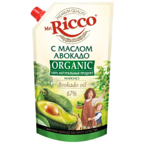 Майонез Mr.Ricco с маслом авокадо 67% 400 мл