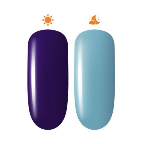 Гель-лак Patrisa Nail Sun&Shade, 8 мл, оттенок U3 Голубой-фиолетовый