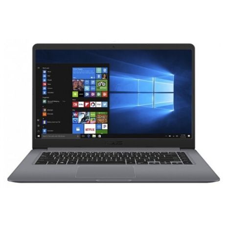 Ноутбук ASUS VivoBook 15 X510QR-EJ093 (AMD A10 9620P 2500MHz/15.6"/1920x1080/4GB/256GB SSD/DVD нет/AMD Radeon 535 2GB/Wi-Fi/Bluetooth/Endless OS) 90NB0ME2-M01190 star grey