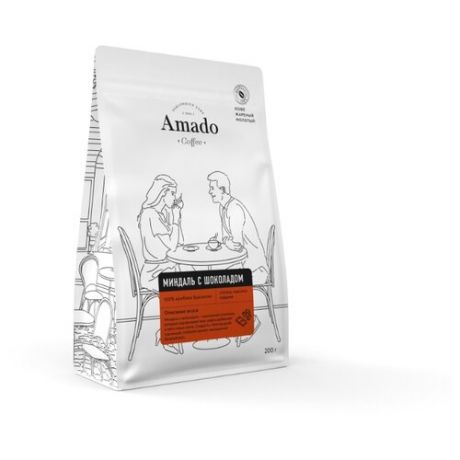 Кофе молотый Amado Миндаль-шоколад, 200 г