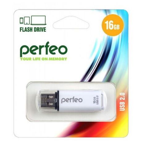 Флешка Perfeo C06 16GB white