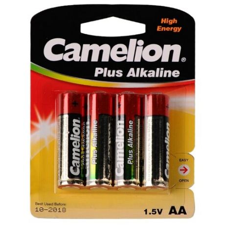 Батарейка Camelion Plus Alkaline AA 4 шт блистер