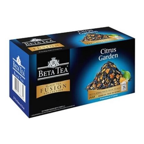 Чай черный Beta Tea Fusion Citrus Garden в пакетиках, 25 шт.