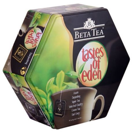 Чай Beta Tea Райские вкусы ассорти в пакетиках подарочный набор, 90 шт.