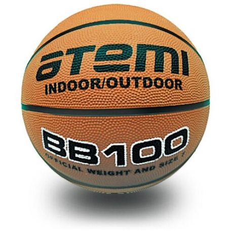 Баскетбольный мяч ATEMI BB100 101328, р. 7 коричневый
