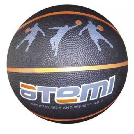 Баскетбольный мяч ATEMI BB13 105449, р. 7 черный/серый