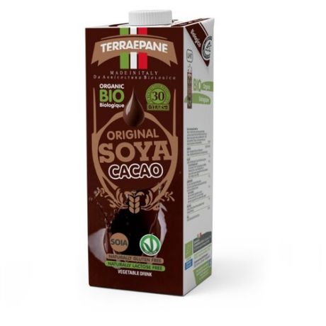 Соевый напиток Terraepane Original soya cacao 1.9%, 1 л