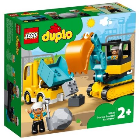 Конструктор LEGO DUPLO 10931 Грузовик и гусеничный экскаватор