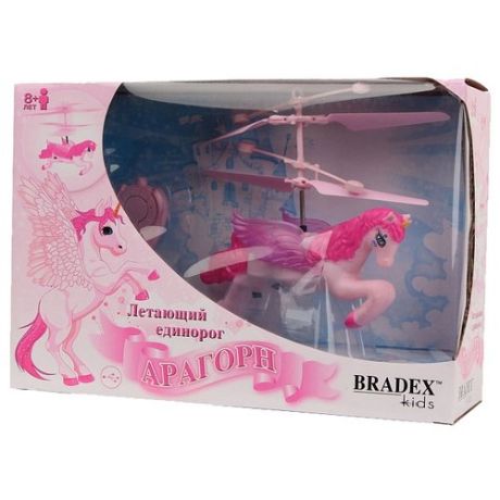 Робот BRADEX Летающий единорог Арагорн розовый