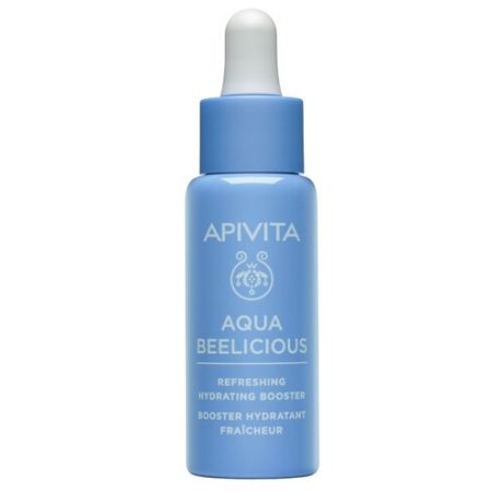 Apivita Aqua Beelicious Refreshing Hydrating Booster Увлажняющая освежающая сыворотка бустер для лица, 30 мл