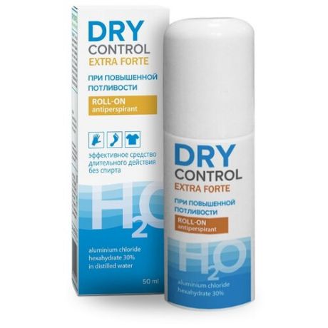 DryControl антиперспирант, ролик, Extra Forte H2O, 50 мл
