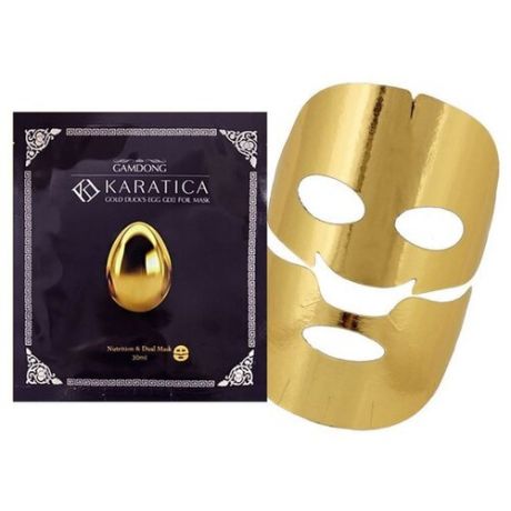Karatica Дышащая маска из золотой фольги с лецитином, 30 мл