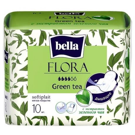 Bella прокладки Flora Green tea 10 шт.