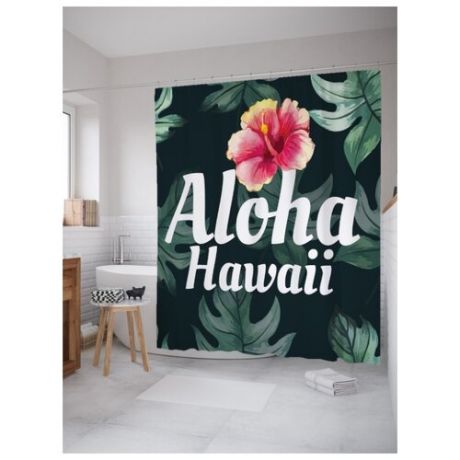 Штора для ванной JoyArty Гавайский цветок 180х200 (sc-12283)