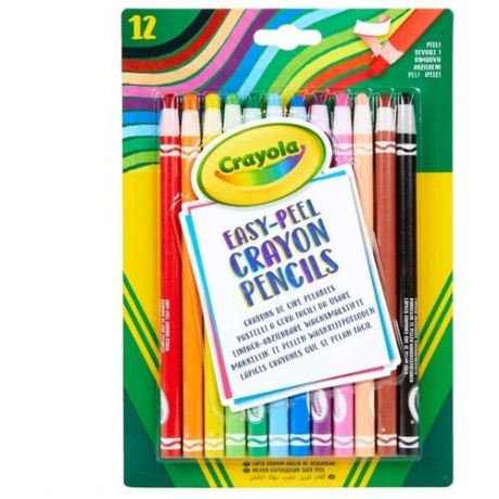 Crayola Восковые карандаши не требующие заточки 12 шт 68-4606