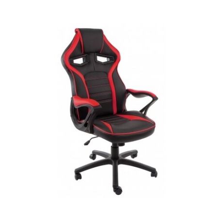 Компьютерное кресло Woodville Monza офисное, обивка: искусственная кожа, цвет: черный/красный