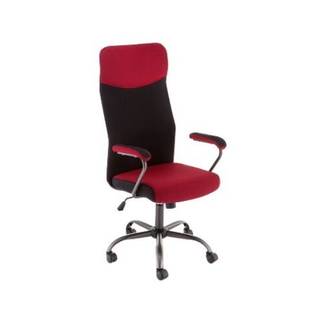 Компьютерное кресло Woodville Aven офисное, обивка: текстиль, цвет: красный/черный