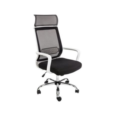 Компьютерное кресло Woodville Lion офисное, обивка: текстиль, цвет: черный/белый