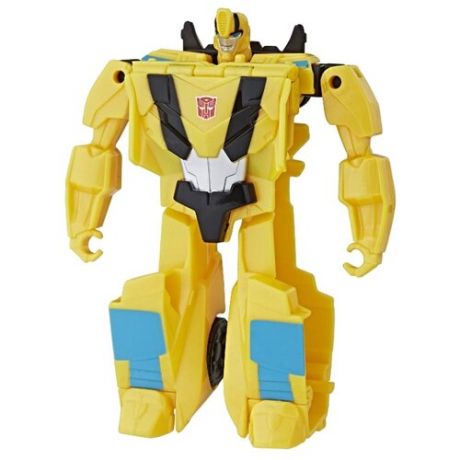 Трансформер Hasbro Transformers Бамблби. Уан Степ (Кибервселенная) E3523 желтый