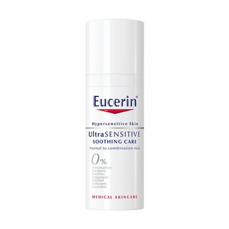 Eucerin UltraSensitive Успокаивающий крем для чувствительной кожи лица нормального и комбинированного типа, 50 мл