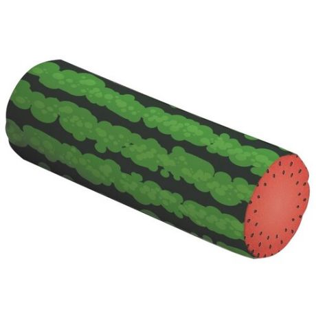 Подушка декоративная JoyArty Арбузная свежесть, 45 х 16 см (pcu_121342) зеленый/красный