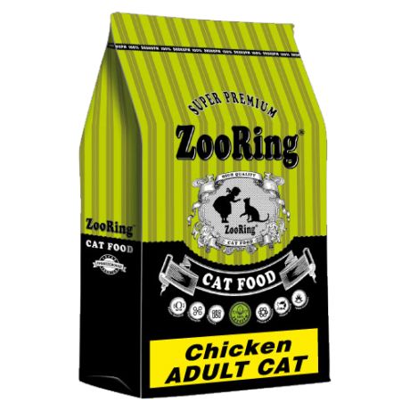 Корм для кошек ZooRing с курицей 10 кг