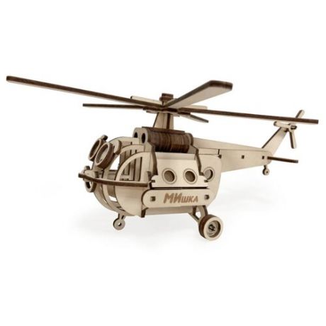 Сборная модель Lemmo Вертолет МИшка (01-13)