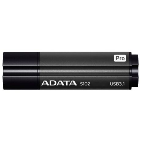 Флешка ADATA S102 Pro 64GB титаново-серый