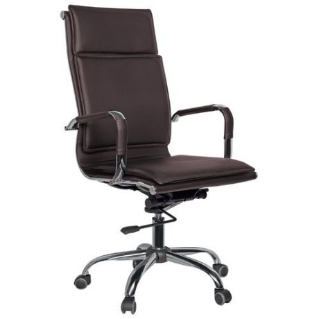 Компьютерное кресло College CLG-617 LXH-A для руководителя, обивка: искусственная кожа, цвет: коричневый